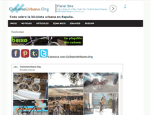 Tablet Screenshot of ciclismourbano.org
